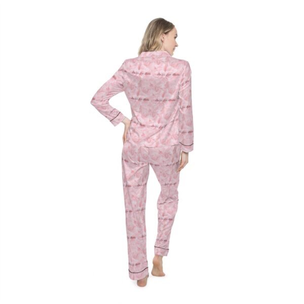 Satin Women Pajamas 'La Vie Est Belle' - Image 4