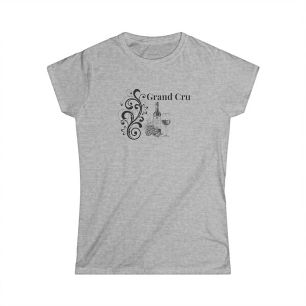 Grand Cru Softstyle Tee - Perfect for Wine Lovers - Image 3