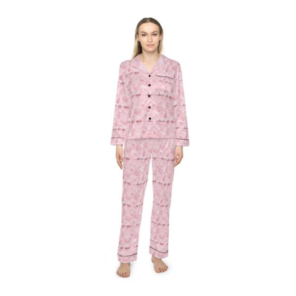 Satin Women Pajamas 'La Vie Est Belle' - Image 3