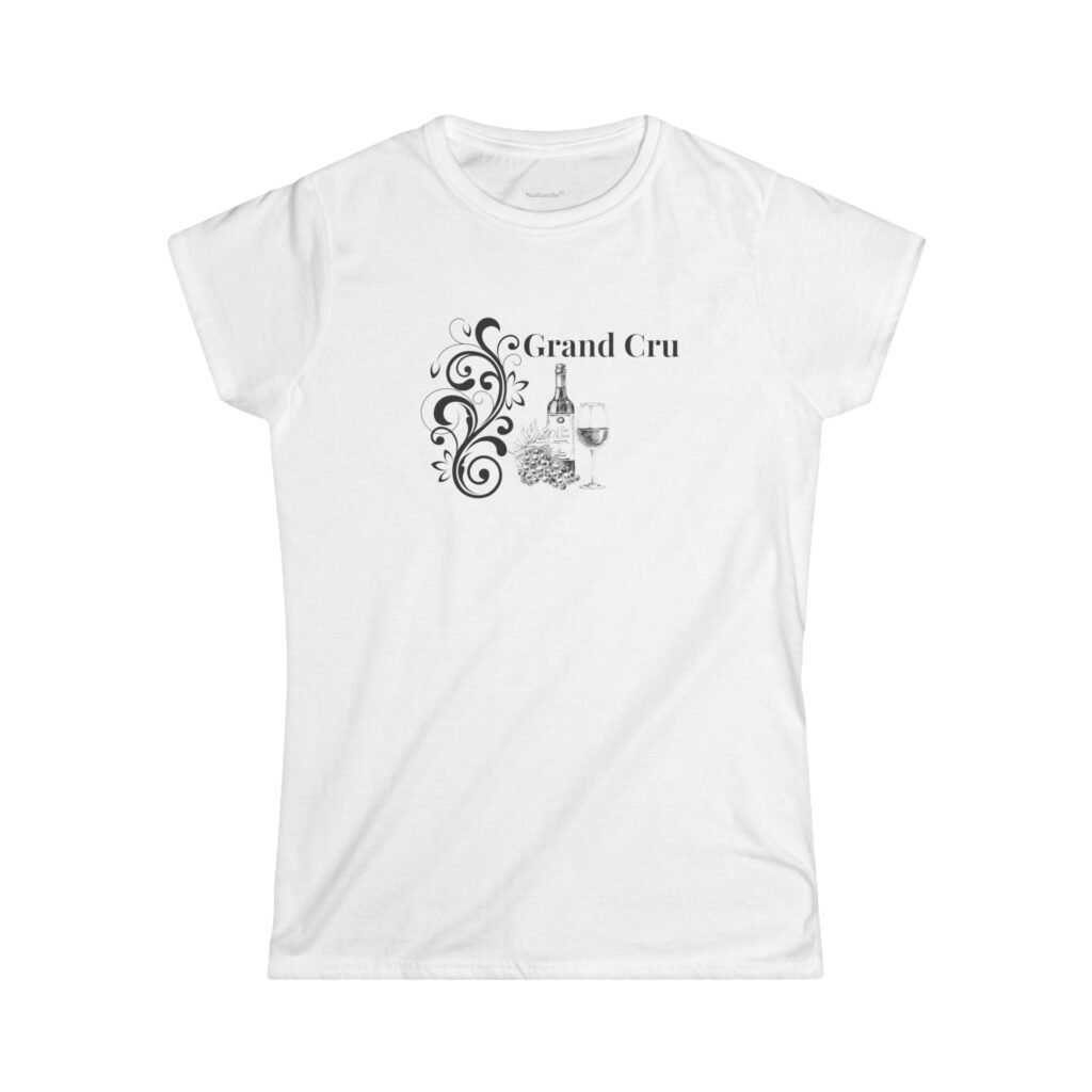 Grand Cru Softstyle Tee - Perfect for Wine Lovers