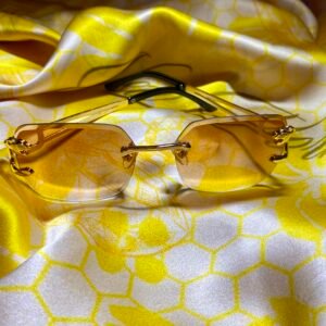 Brown and Gold Sunglasses