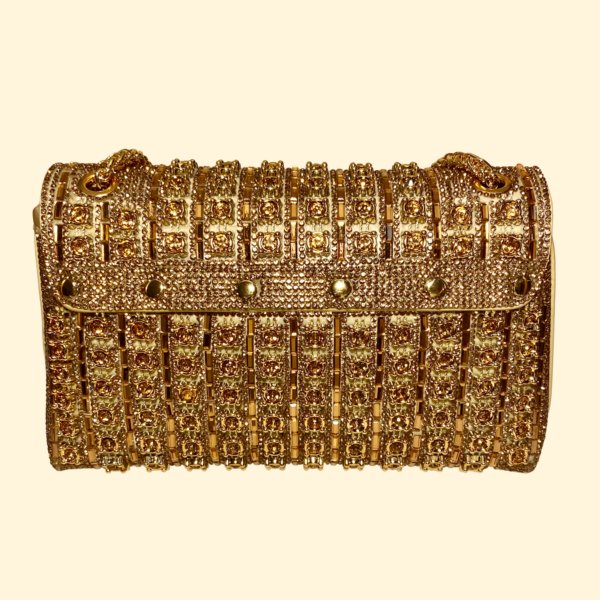 Glamorous Gold Party Purse - Image 4