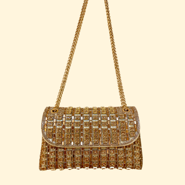 Glamorous Gold Party Purse - Image 2