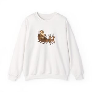 Santa in Sleigh Sweatshirt