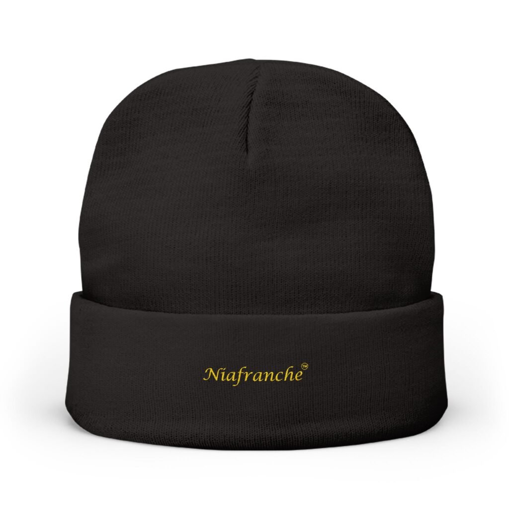 Knitted Hat with embroidered logo