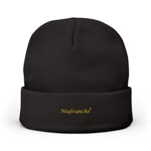 Knitted Hat with embroidered logo