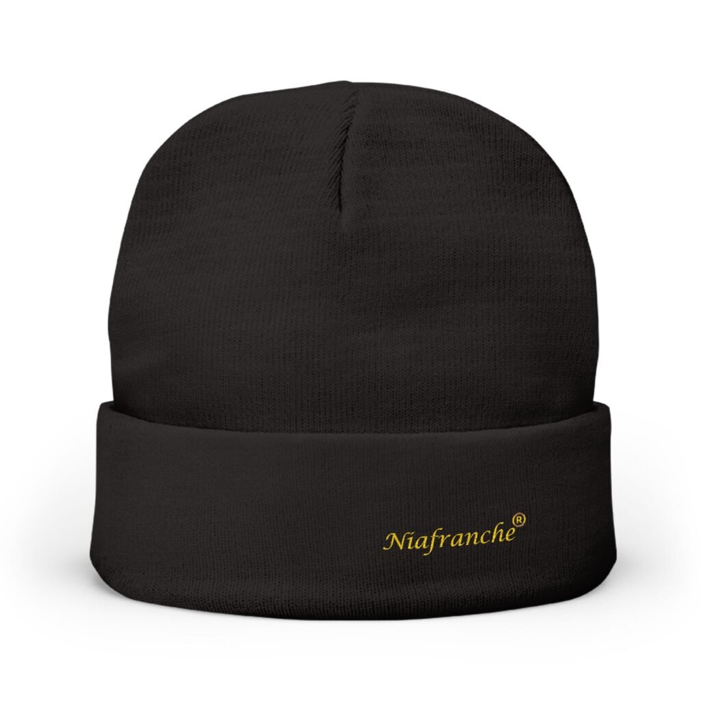 Knitted Hat with Signature embroidered logo