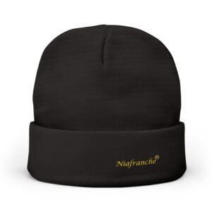 Knitted Hat with Signature embroidered logo