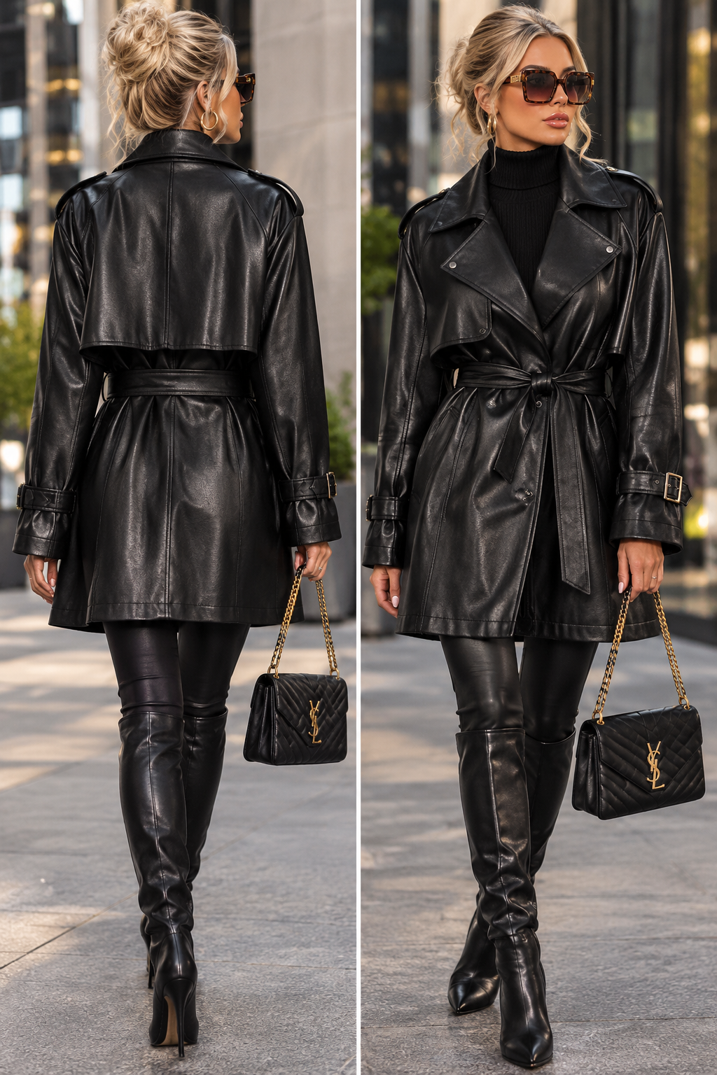 Trendy Leather Jacket for women - Image 2
