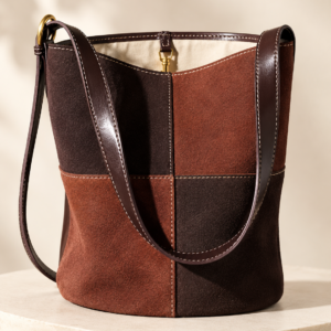Beautiful Suede Bucket Bag
