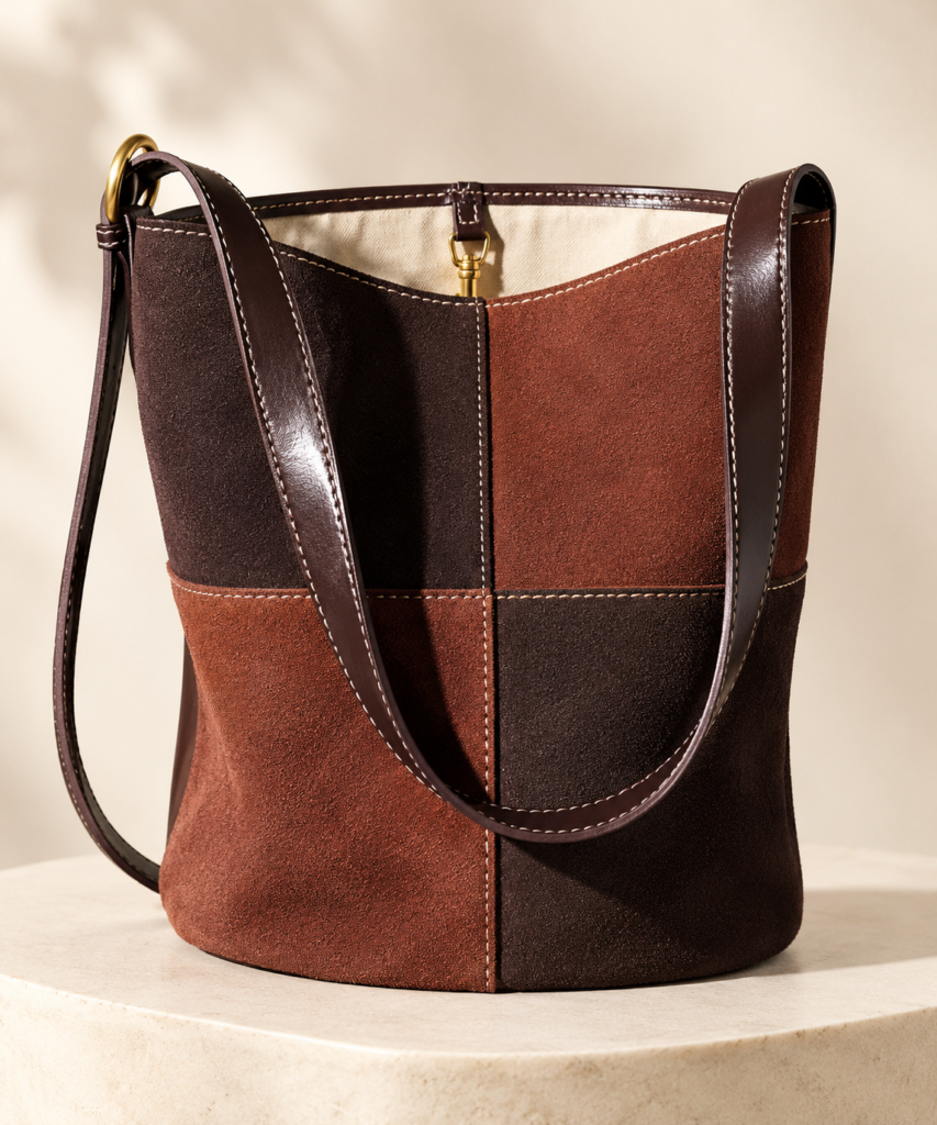 Beautiful Suede Bucket Bag