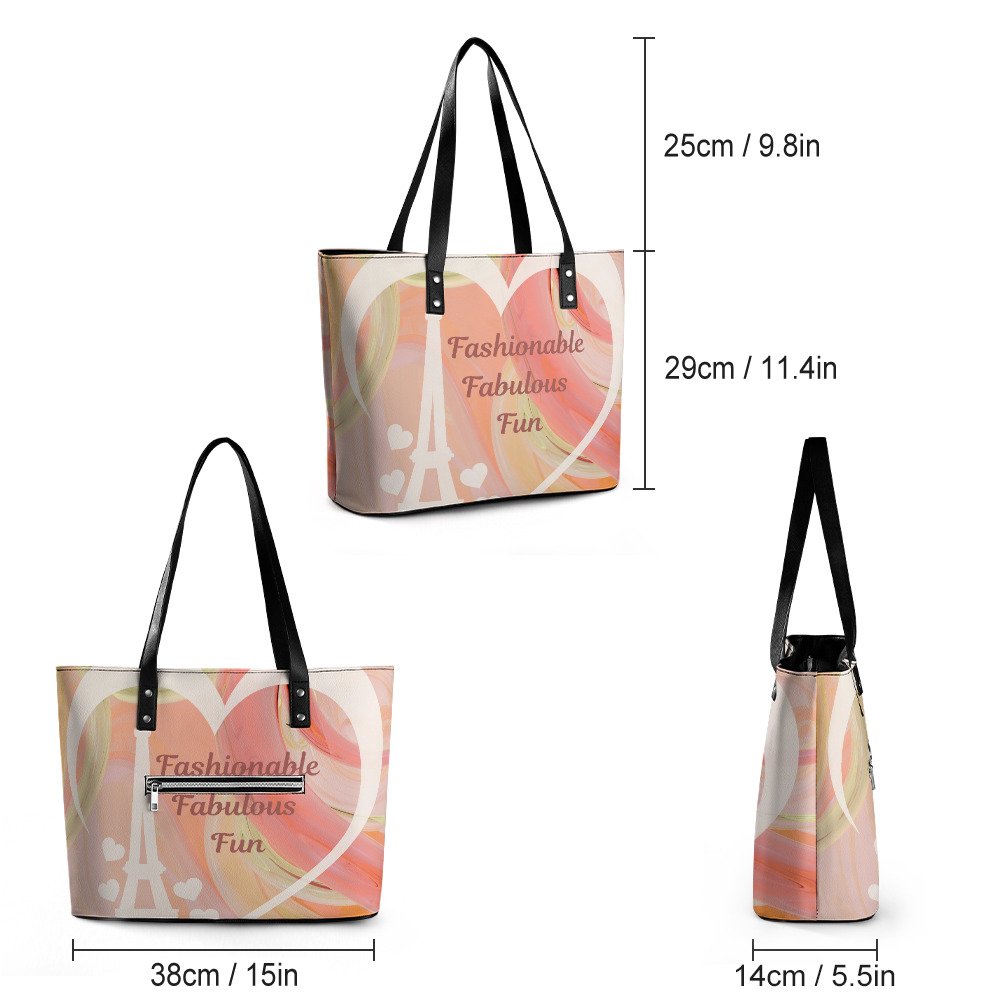 Parisian Style Statement Tote - Image 4